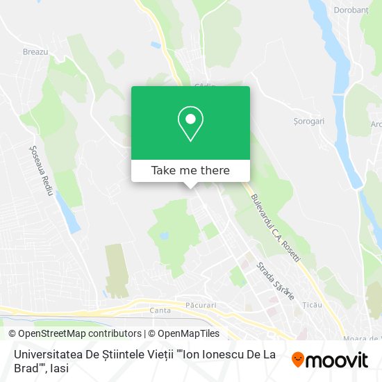 Universitatea De Știintele Vieții ""Ion Ionescu De La Brad"" map