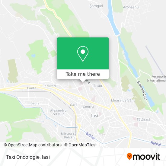 Taxi Oncologie map