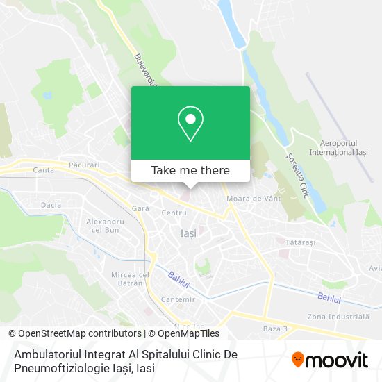 Ambulatoriul Integrat Al Spitalului Clinic De Pneumoftiziologie Iași map