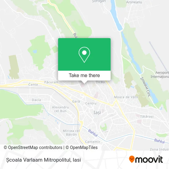 Școala Varlaam Mitropolitul map