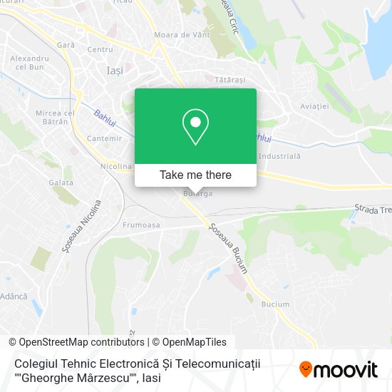 Colegiul Tehnic Electronică Și Telecomunicații ""Gheorghe Mârzescu"" map