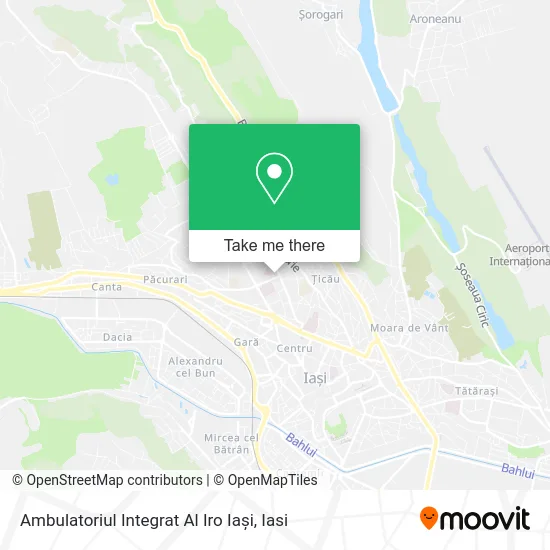 Ambulatoriul Integrat Al Iro Iași map
