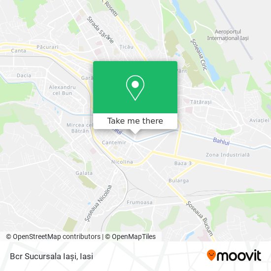 Bcr Sucursala Iași map