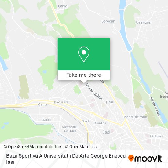 Baza Sportiva A Universitatii De Arte George Enescu map