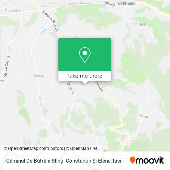 Căminul De Bătrâni Sfinții Constantin Și Elena map