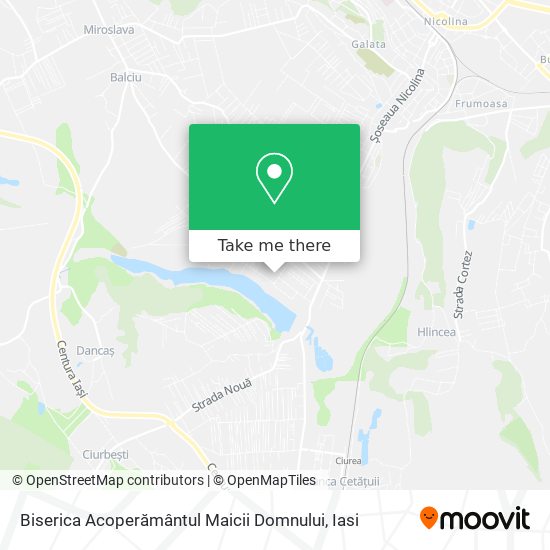 Biserica Acoperământul Maicii Domnului map