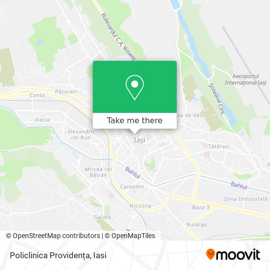 Policlinica Providența map