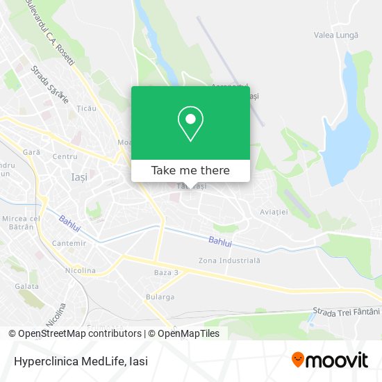 Hyperclinica MedLife map