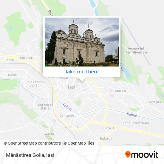 Mânăstirea Golia map