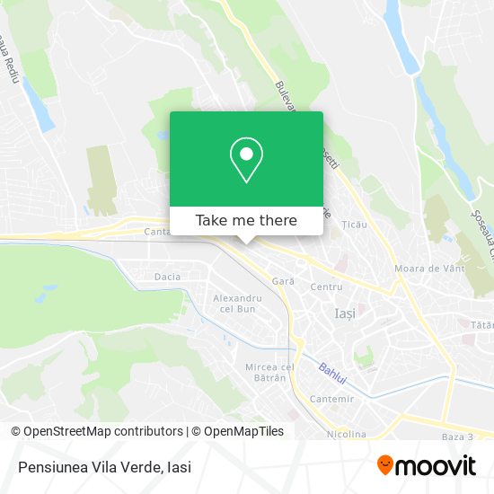 Pensiunea Vila Verde map