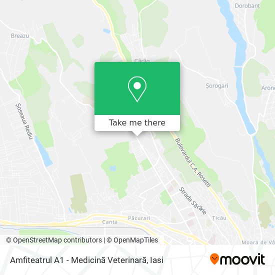 Amfiteatrul A1 - Medicinã Veterinarã map