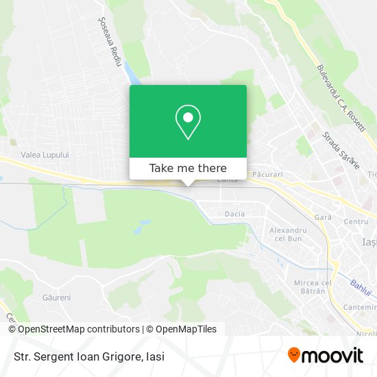 Str. Sergent Ioan Grigore map