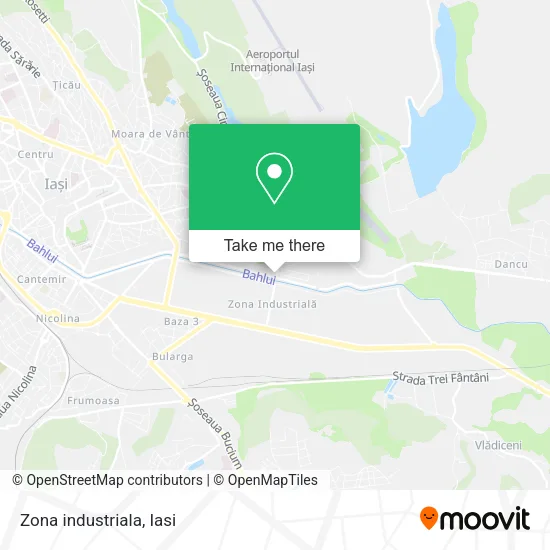 Zona industriala map