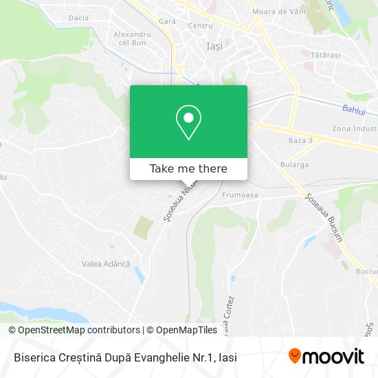Biserica Creștină După Evanghelie Nr.1 map