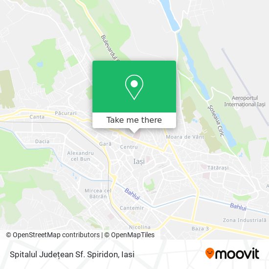 Spitalul Județean  Sf. Spiridon map