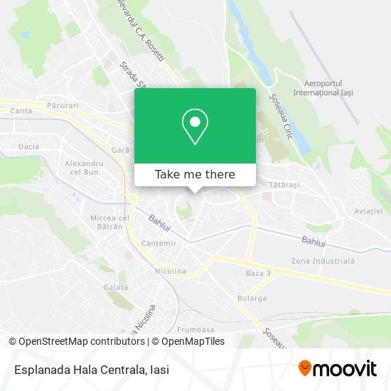 Esplanada Hala Centrala map
