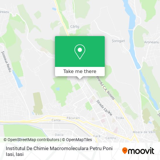Institutul De Chimie Macromoleculara Petru Poni Iasi map