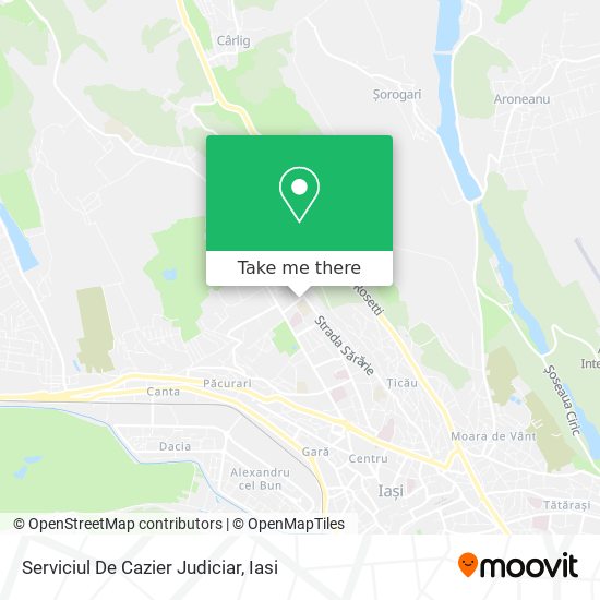 Serviciul De Cazier Judiciar map