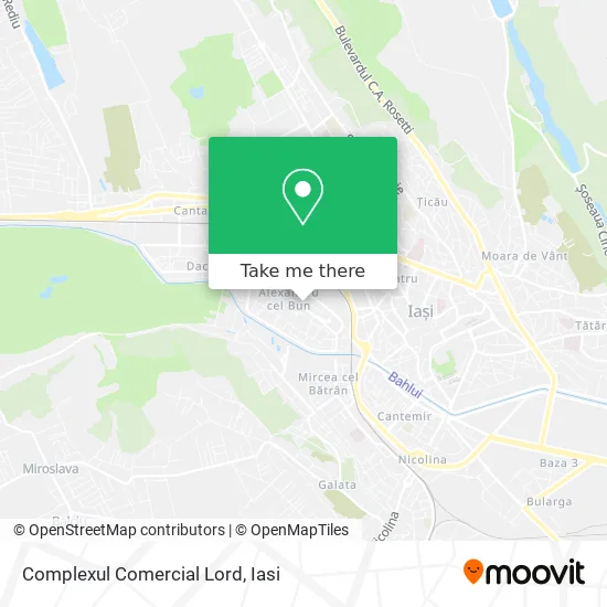 Complexul Comercial Lord map