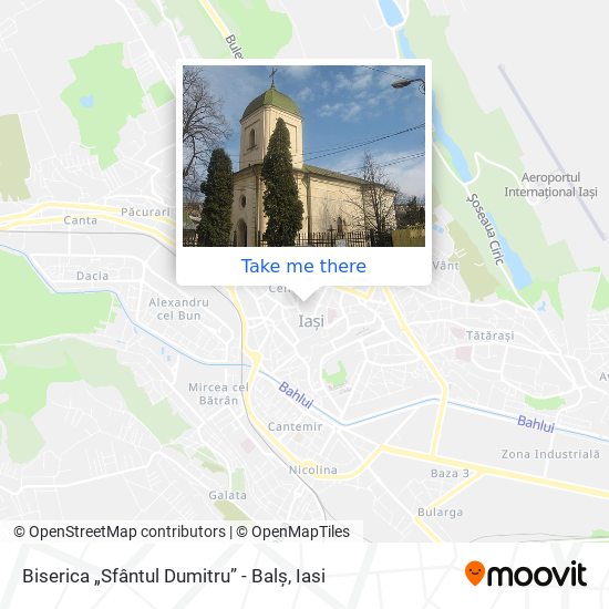 Biserica „Sfântul Dumitru” - Balș map