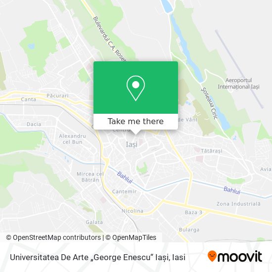 Universitatea De Arte „George Enescu“ Iași map