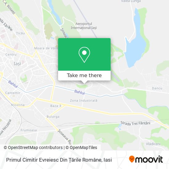 Primul Cimitir Evreiesc Din Țările Române map