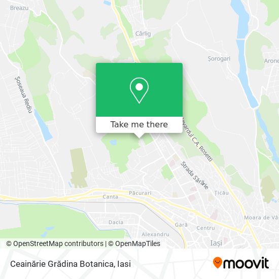 Ceainărie Grădina Botanica map