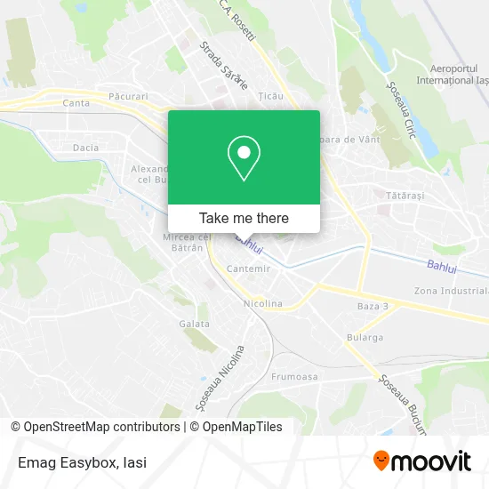 Emag Easybox map