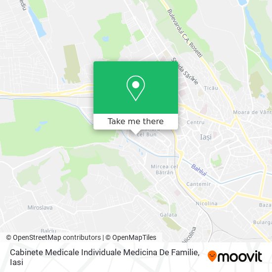 Cabinete Medicale Individuale Medicina De Familie map