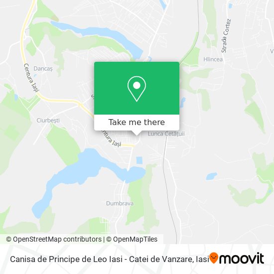 Canisa de Principe de Leo Iasi - Catei de Vanzare map