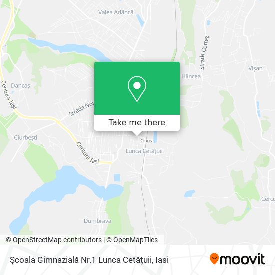 Școala Gimnazială Nr.1 Lunca Cetățuii map