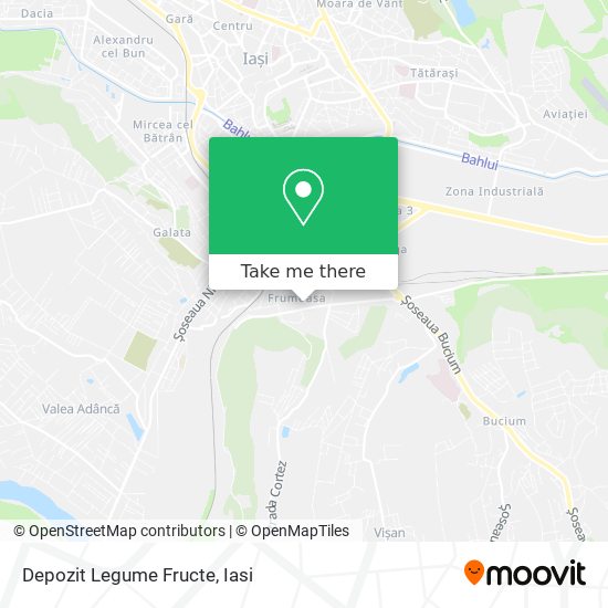 Depozit Legume Fructe map