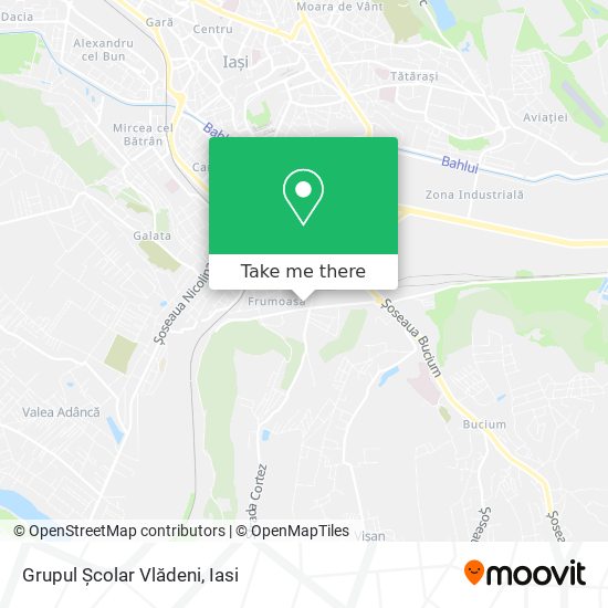 Grupul Școlar Vlădeni map