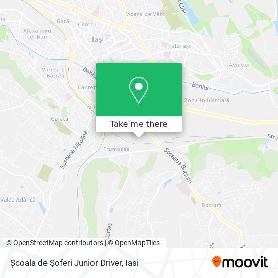 Școala de Șoferi Junior Driver map