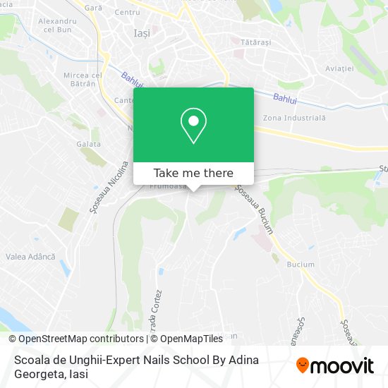 Scoala de Unghii-Expert Nails School By Adina Georgeta map