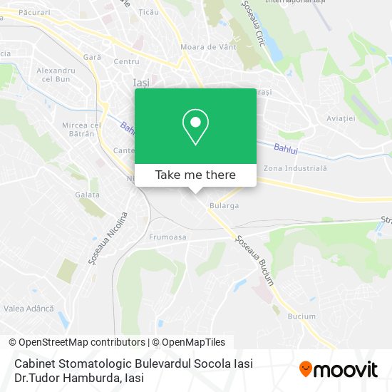 Cabinet Stomatologic Bulevardul Socola Iasi Dr.Tudor Hamburda map