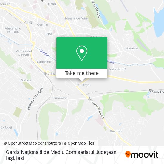 Garda Națională de Mediu Comisariatul Județean Iași map