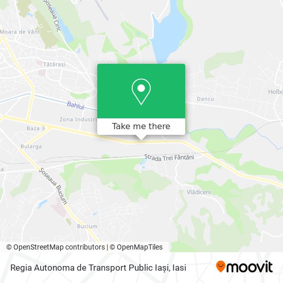 Regia Autonoma de Transport Public Iași map
