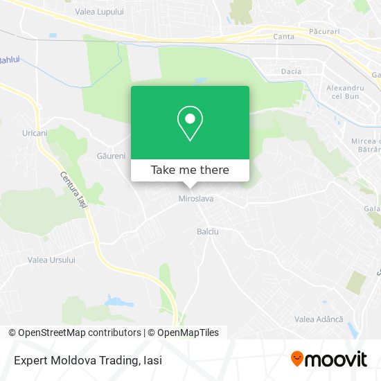 Expert Moldova Trading map