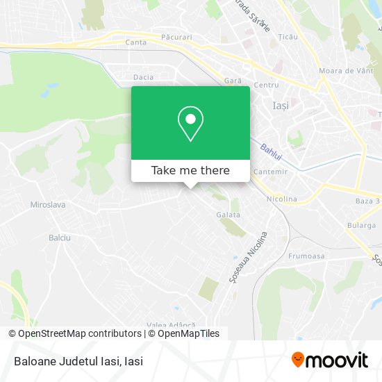 Baloane Judetul Iasi map
