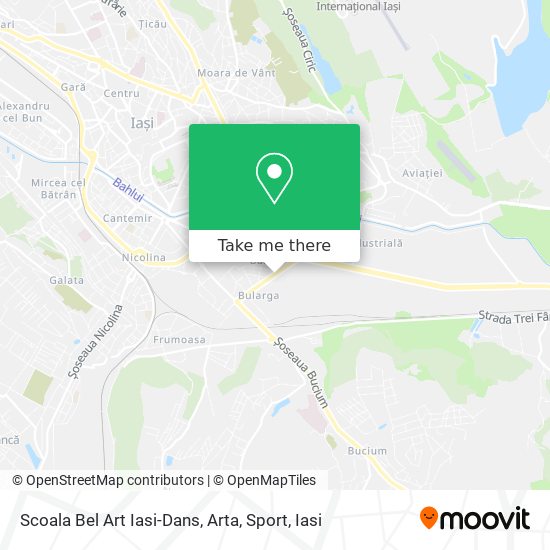Scoala Bel Art Iasi-Dans, Arta, Sport map