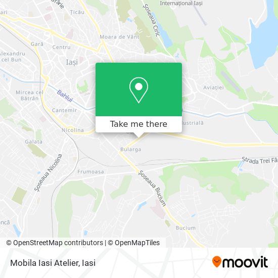 Mobila Iasi Atelier map