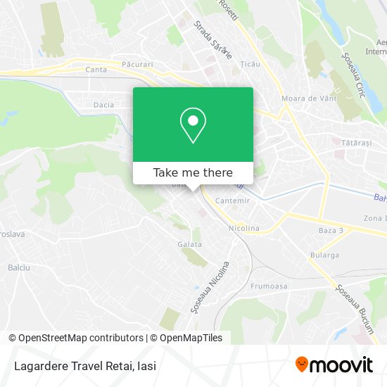 Lagardere Travel Retai map