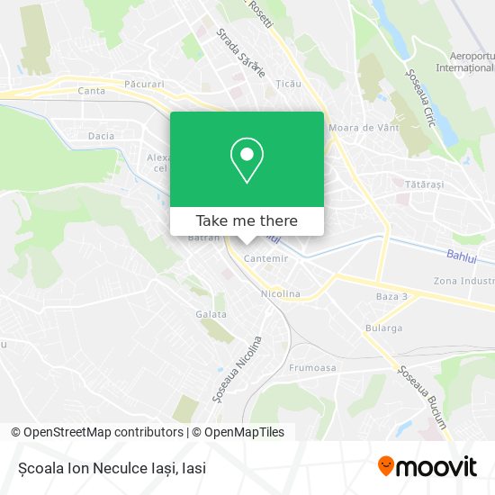Școala Ion Neculce Iași map
