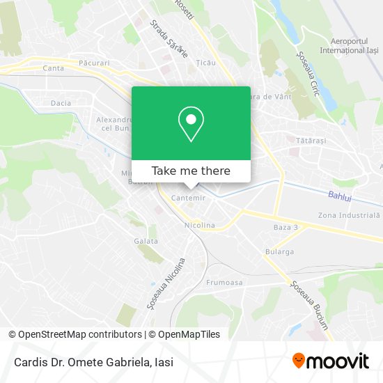 Cardis Dr. Omete Gabriela map