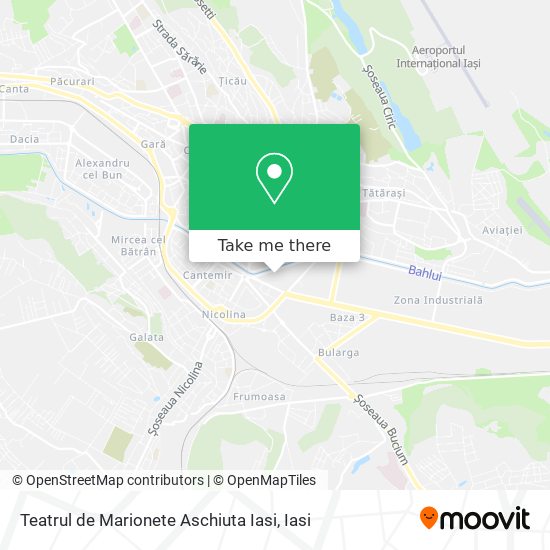 Teatrul de Marionete Aschiuta Iasi map