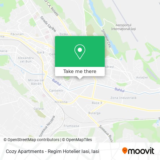 Cozy Apartments - Regim Hotelier Iasi map