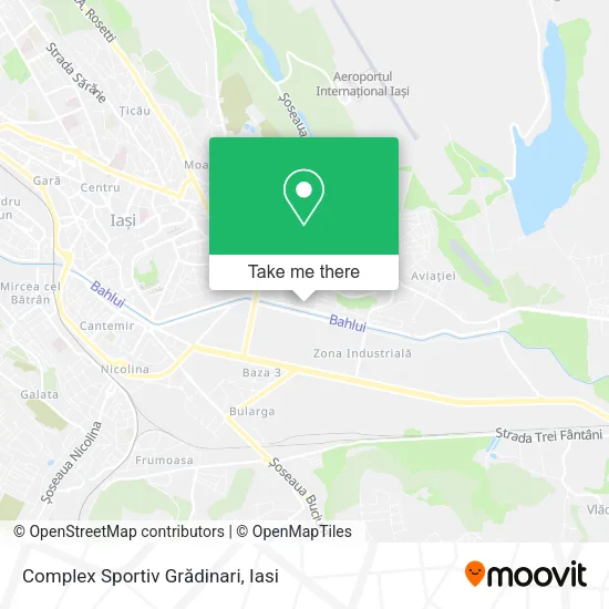 Complex Sportiv Grădinari map