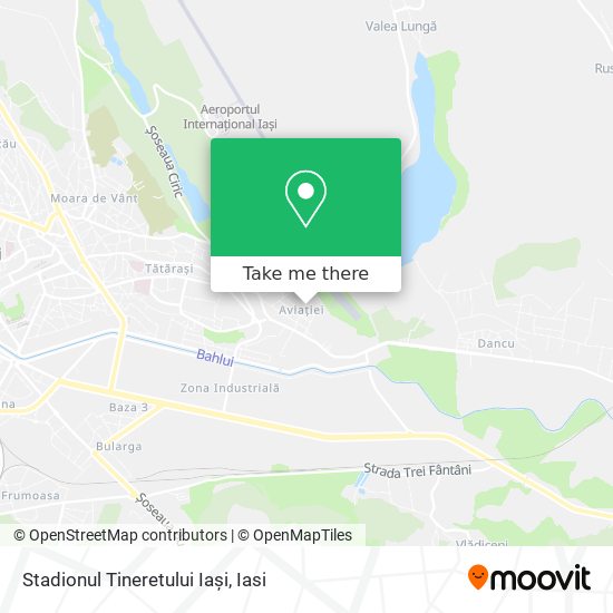 Stadionul Tineretului Iași map
