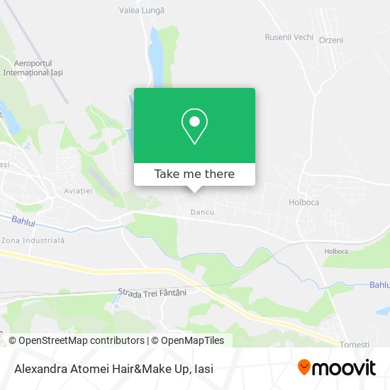 Alexandra Atomei Hair&Make Up map